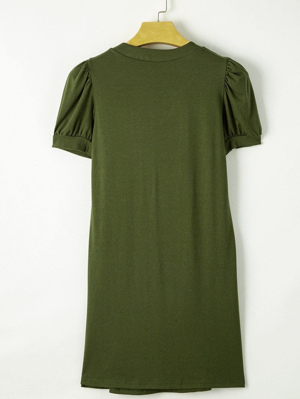 Olive Green Shift Dress