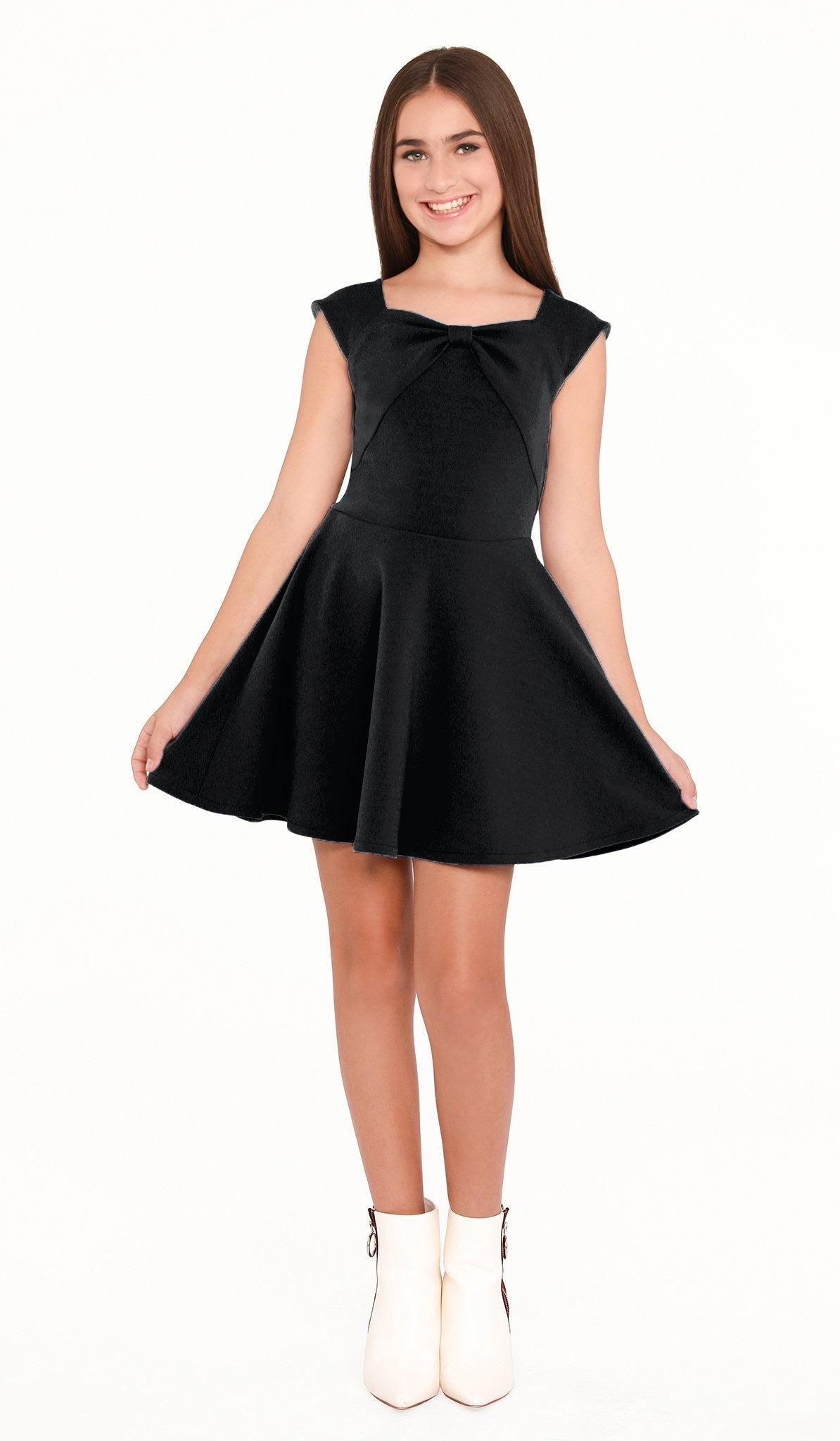 Sally Miller Skater Skirt Black Dress #3451