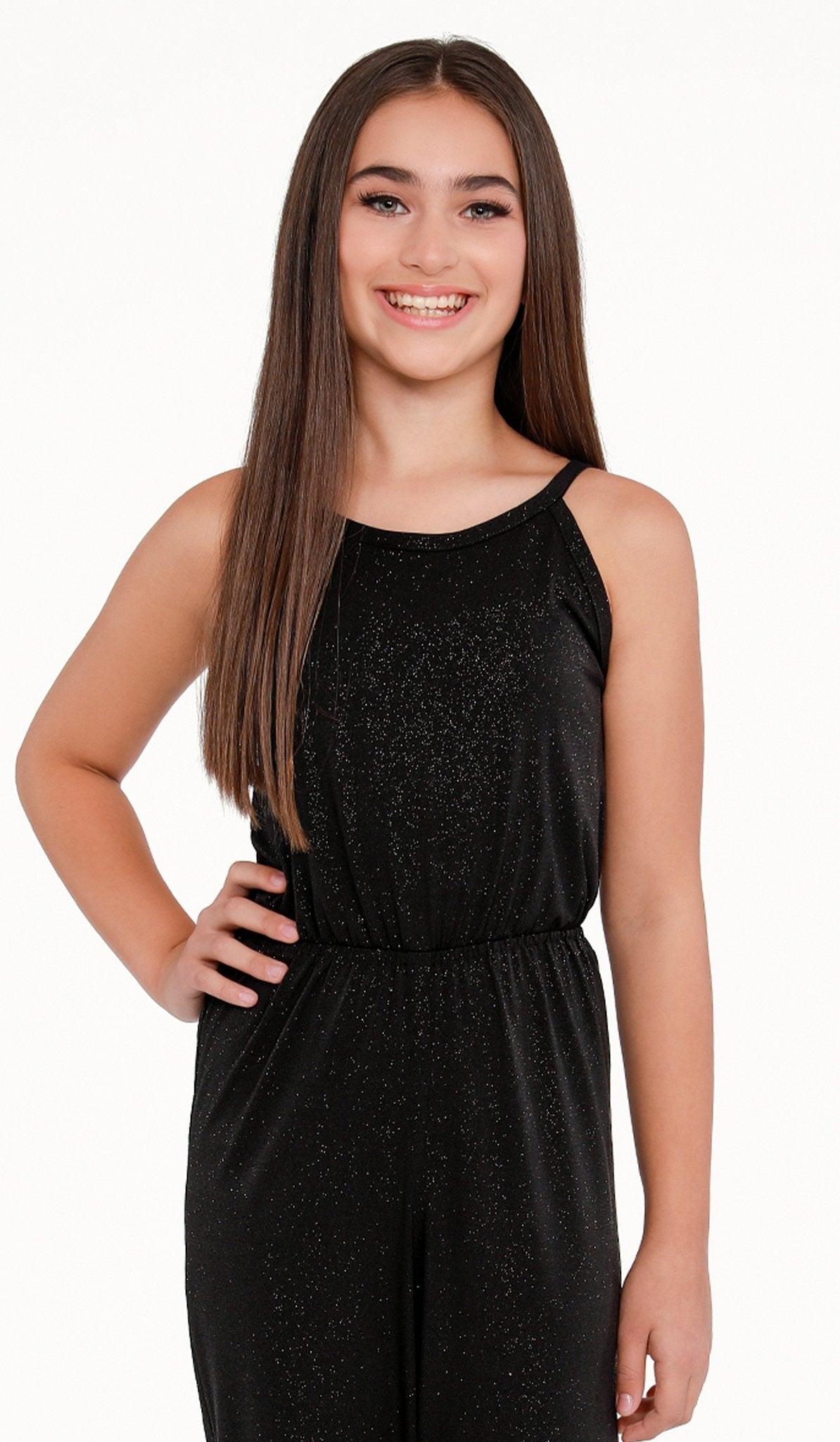Sally Miller Sparkly Black Jumpsuit #3395