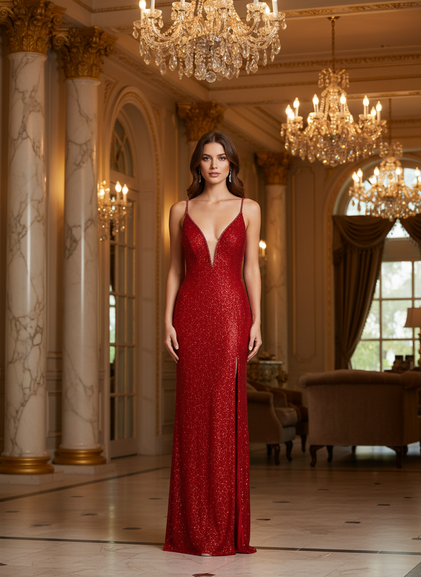 Jovani Couture Gown
