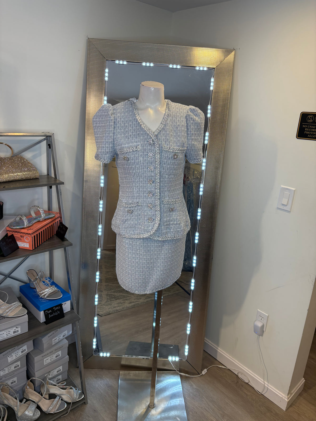 Ava Presley Jacket and Skirt Set