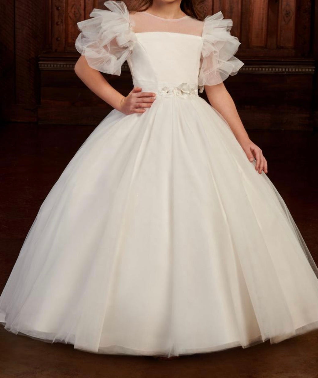 Rachel Allan Girls Dress