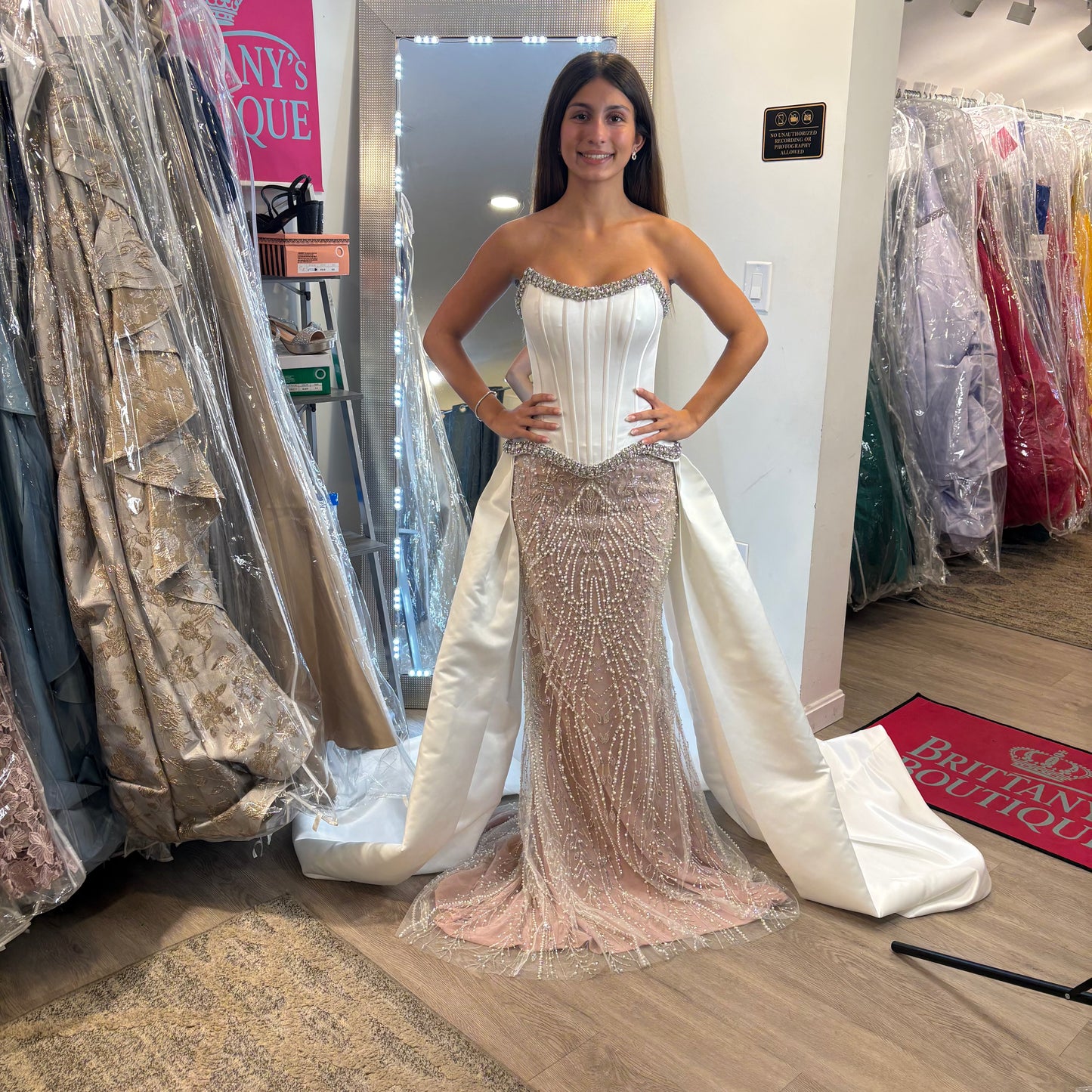 Portia & Scarlett Dress #SP83563 with CUSTOM SKIRT