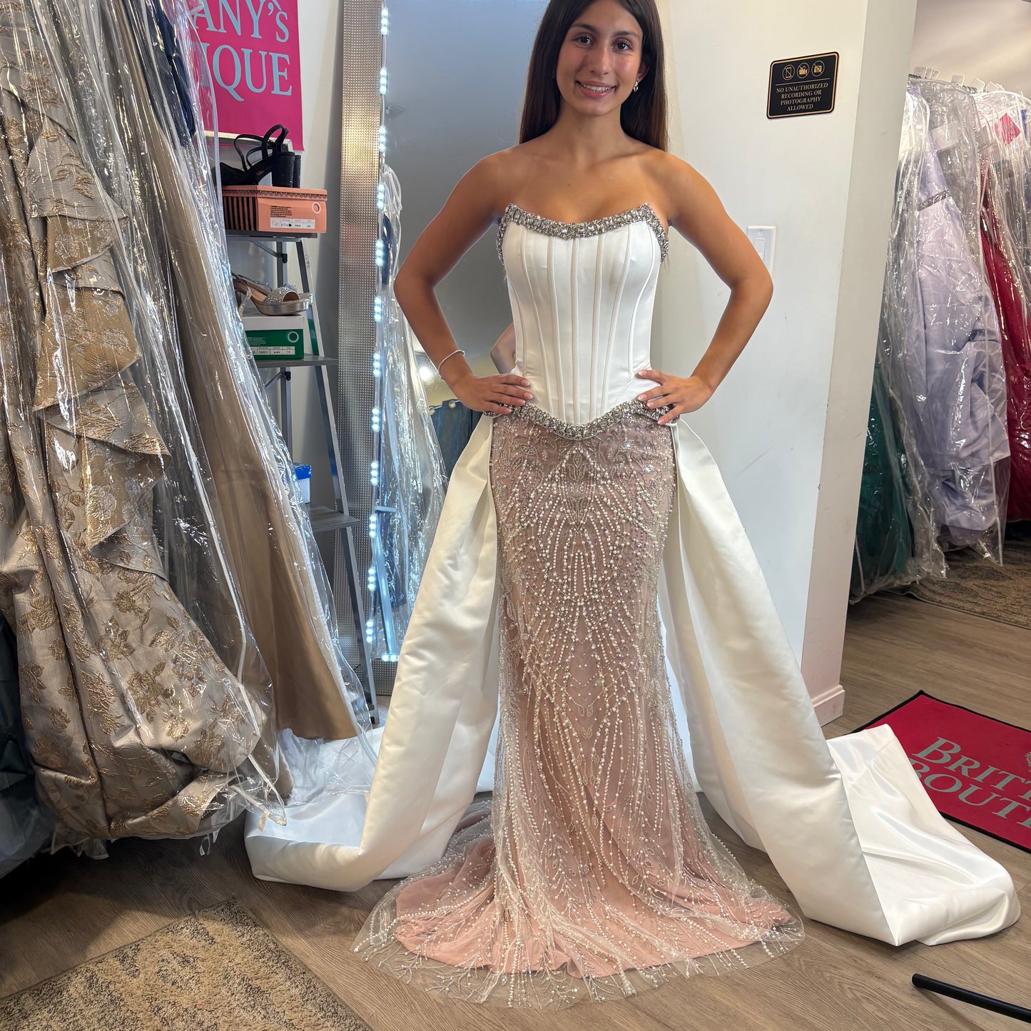 Portia & Scarlett Dress #SP83563 with CUSTOM SKIRT