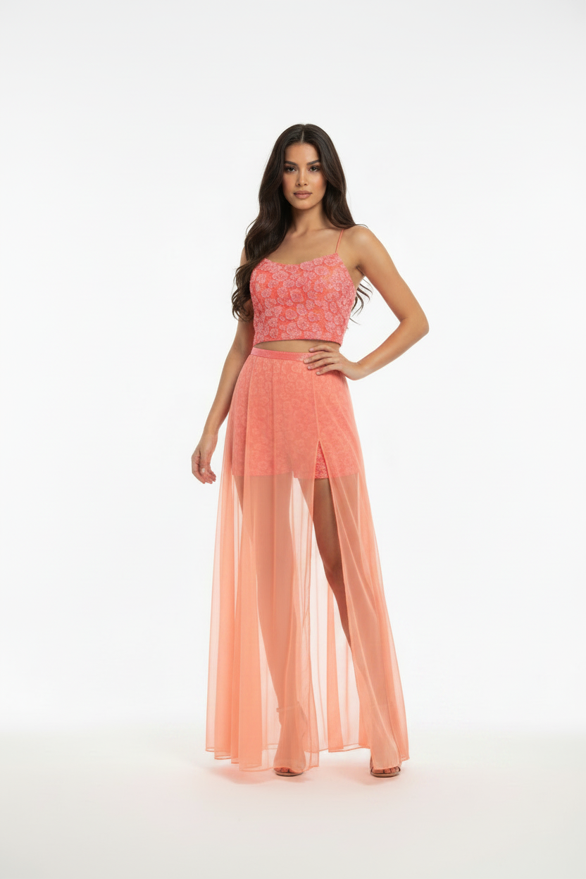 Primavera Couture Romper Two Piece Dress size 00