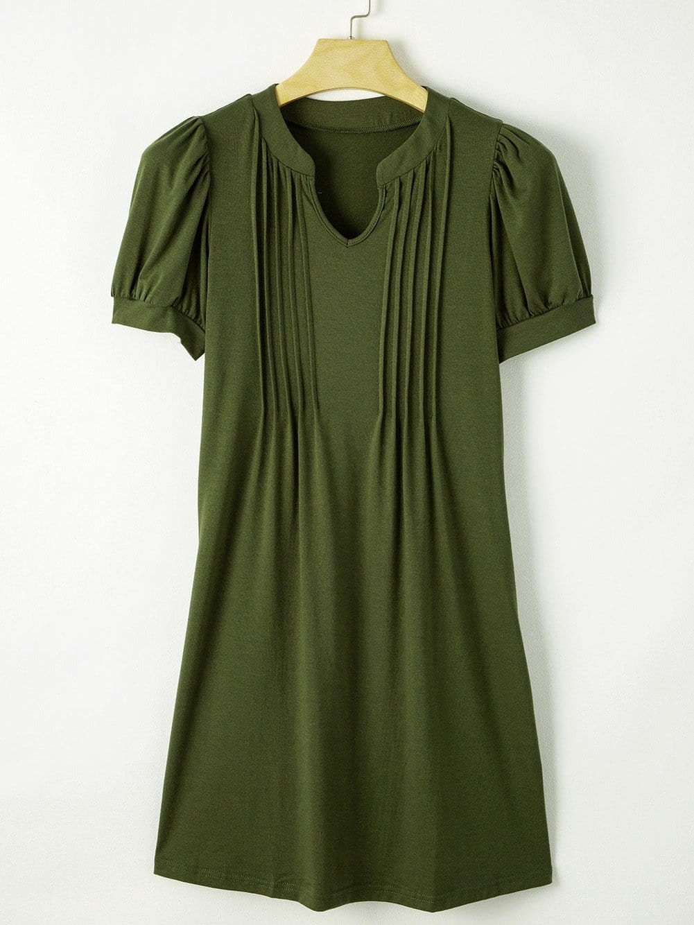 Olive Green Shift Dress