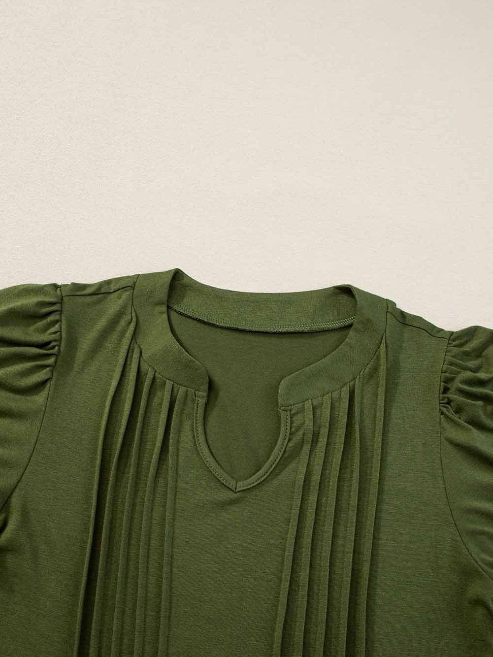 Olive Green Shift Dress