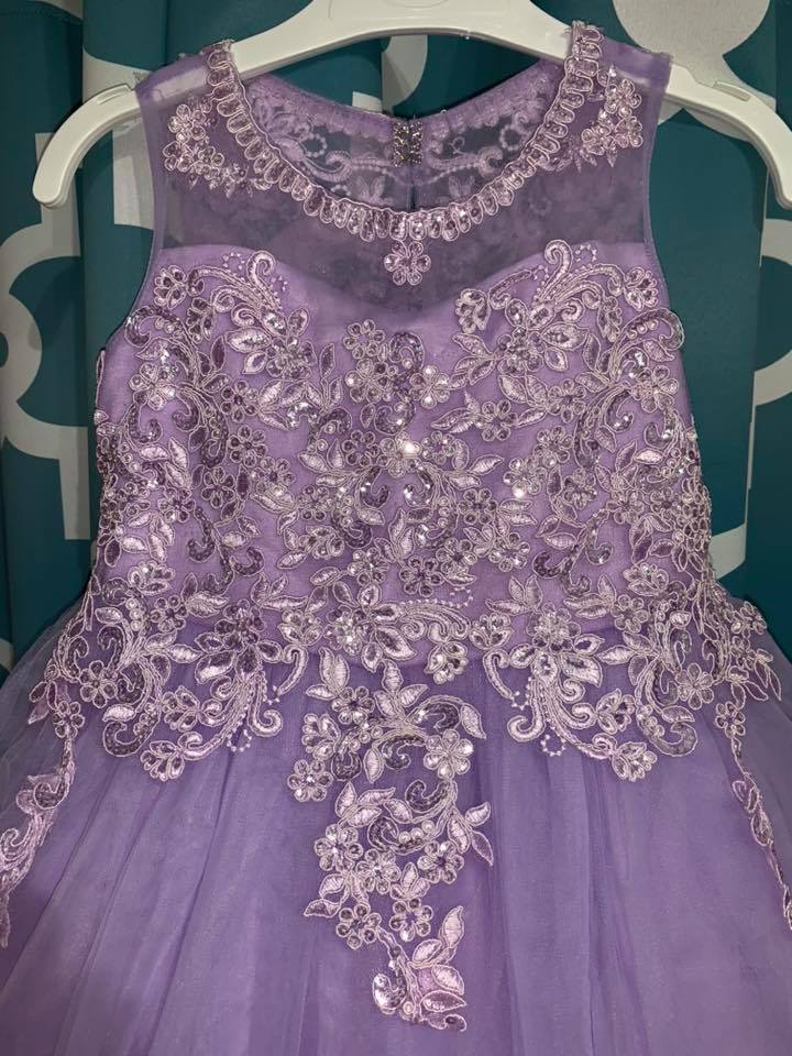 Girls Lilac Dress