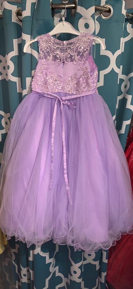 Girls Lilac Dress