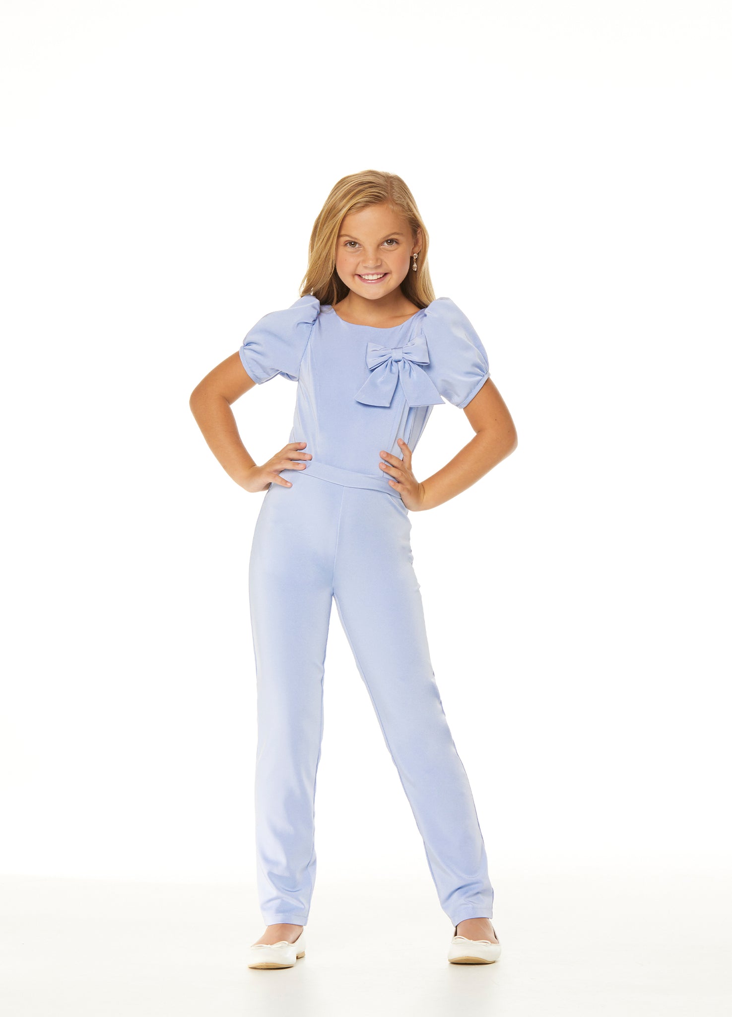 Ashley Lauren Girls Jumpsuit #8064