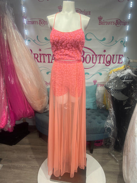 Primavera Couture Romper Two Piece Dress