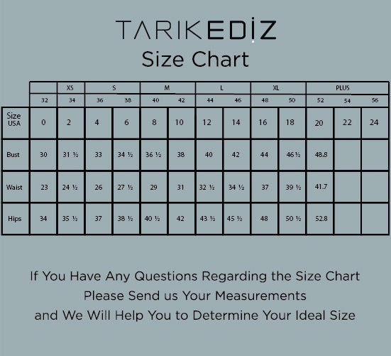 Tarik Ediz Gown with Detachable Over Skirt