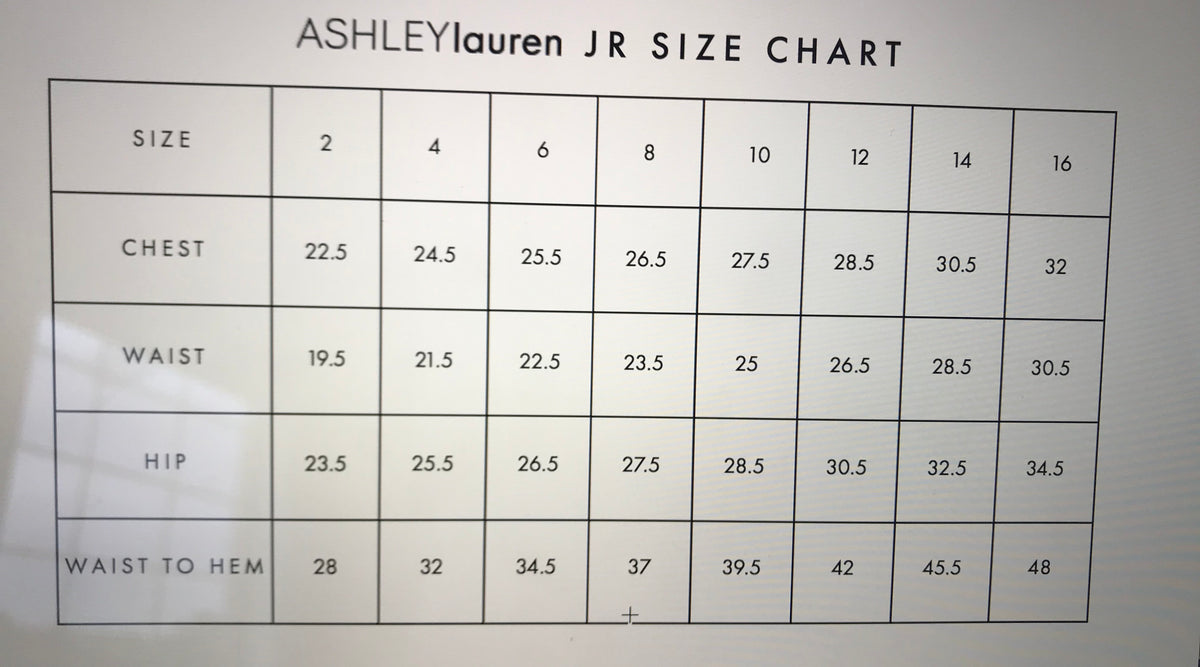 Ashley Lauren Girls Dress #8109 Girls size 16