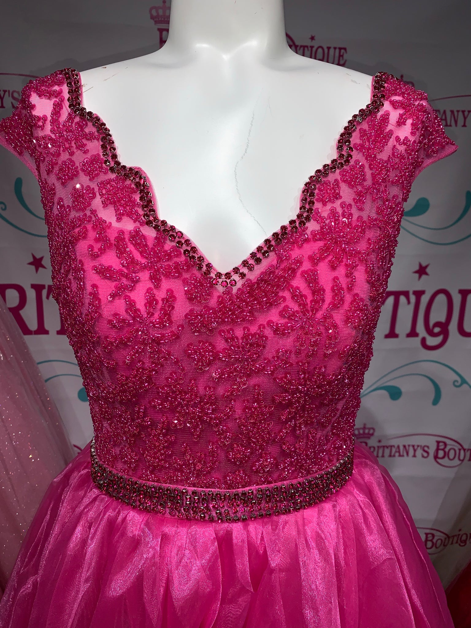 Brittany’s Boutique Pink Ball Gown