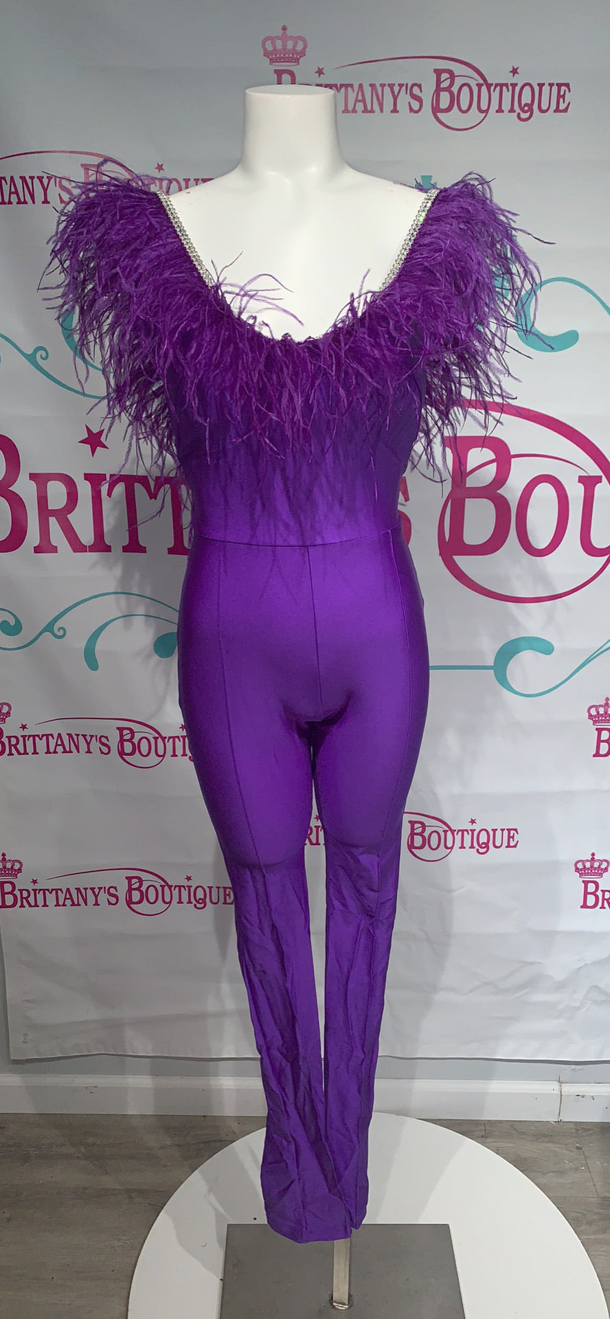 Jessica Angel Custom Purple Jumpsuit